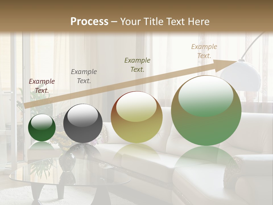 Green Indoors Plant PowerPoint Template