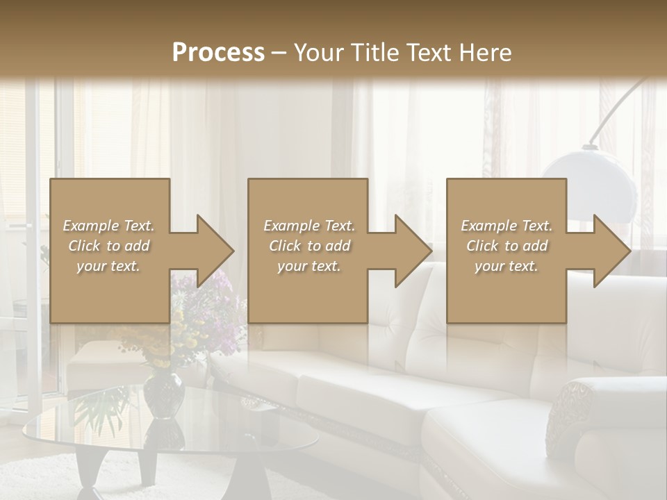 Green Indoors Plant PowerPoint Template