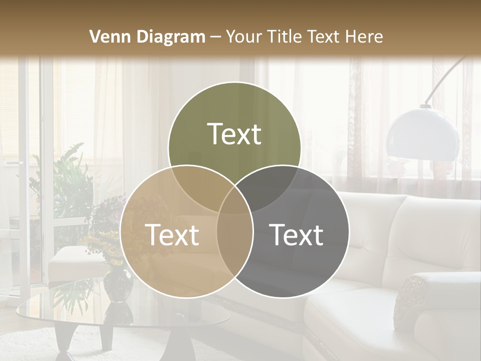 Green Indoors Plant PowerPoint Template