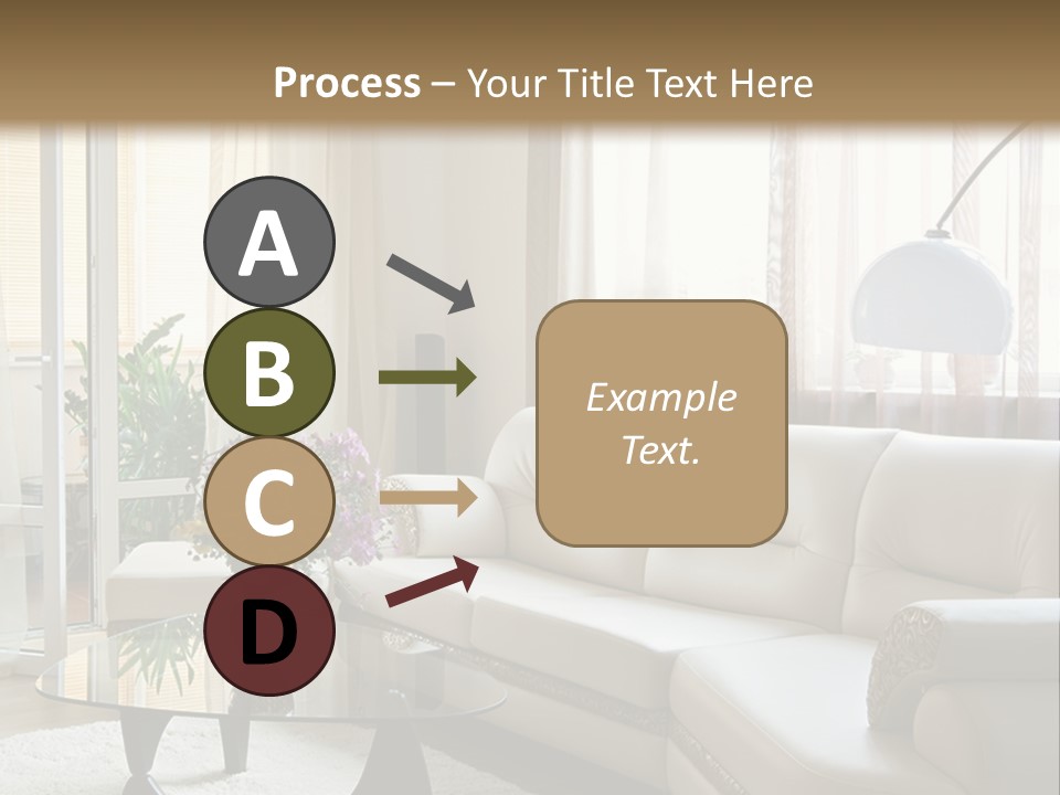 Green Indoors Plant PowerPoint Template