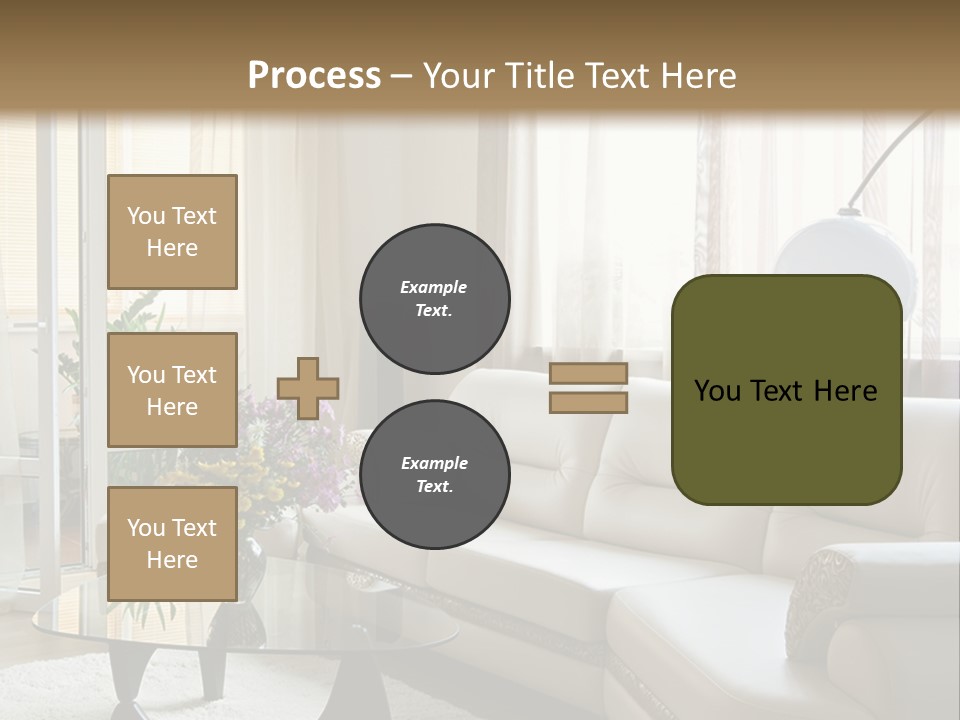 Green Indoors Plant PowerPoint Template