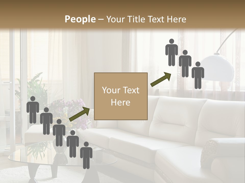 Green Indoors Plant PowerPoint Template