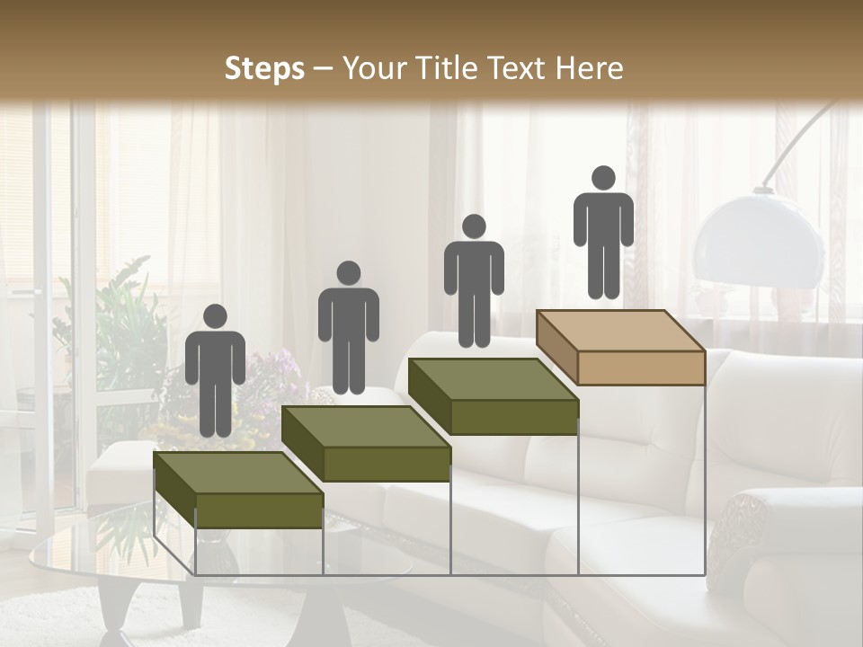 Green Indoors Plant PowerPoint Template