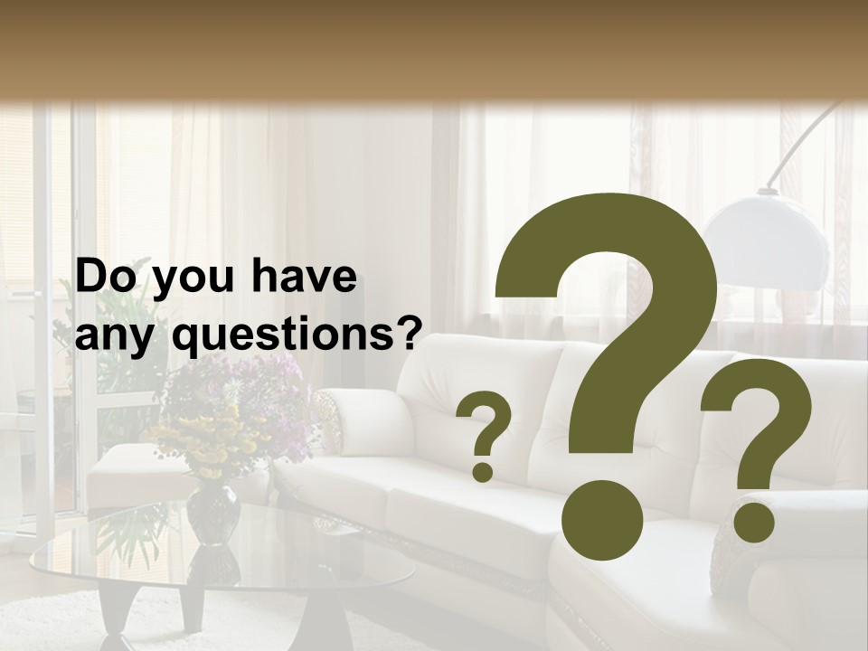 Green Indoors Plant PowerPoint Template