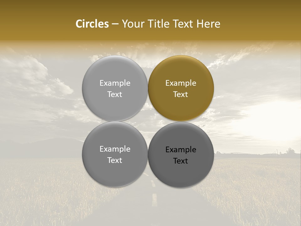 Path Map Rural PowerPoint Template