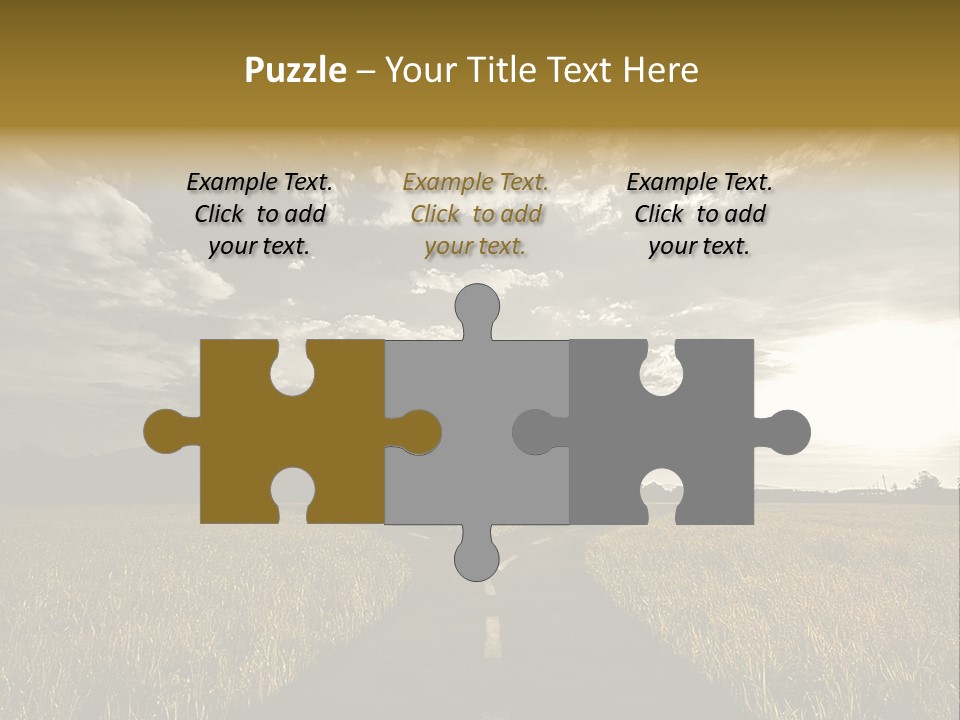 Path Map Rural PowerPoint Template