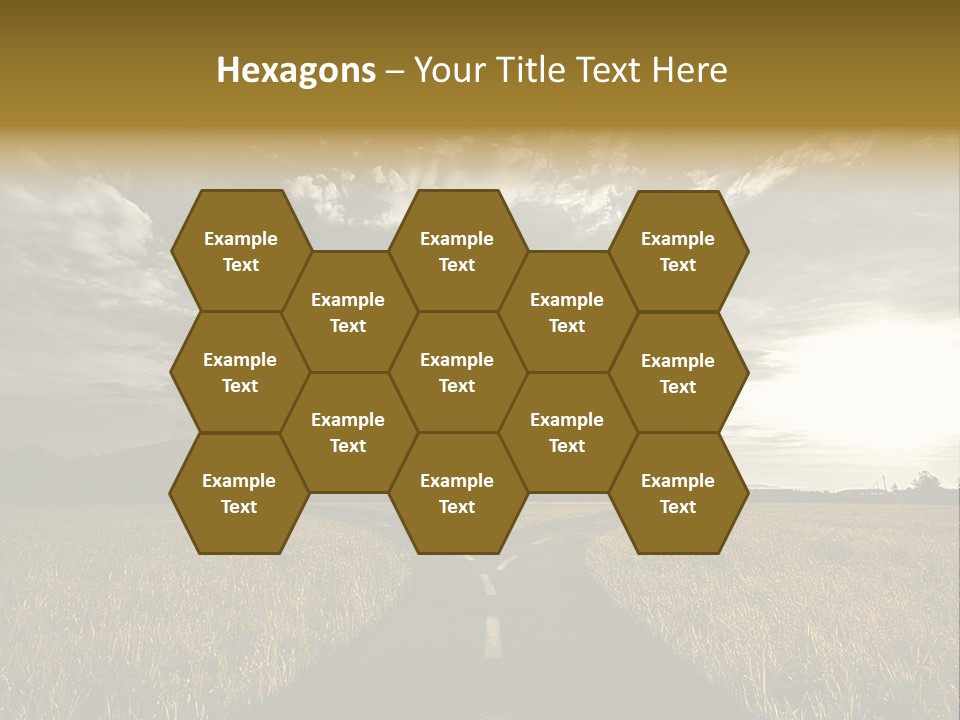 Path Map Rural PowerPoint Template