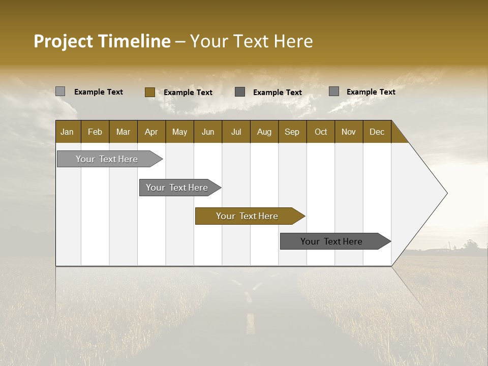 Path Map Rural PowerPoint Template