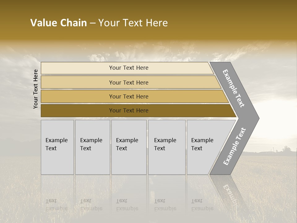 Path Map Rural PowerPoint Template