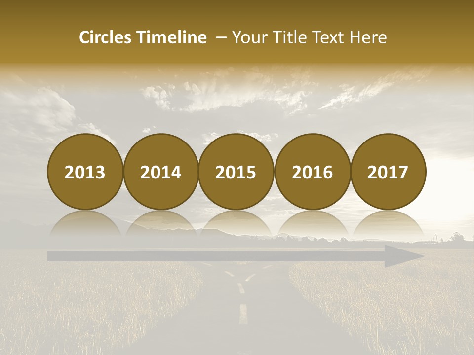Path Map Rural PowerPoint Template