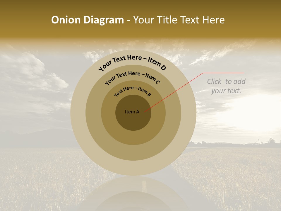 Path Map Rural PowerPoint Template
