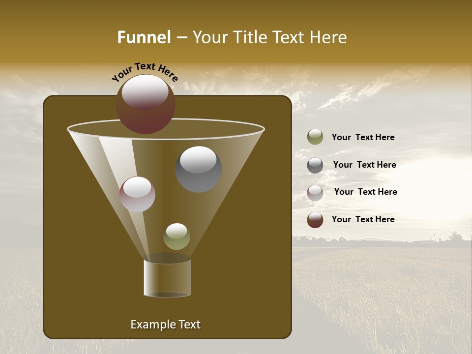 Path Map Rural PowerPoint Template