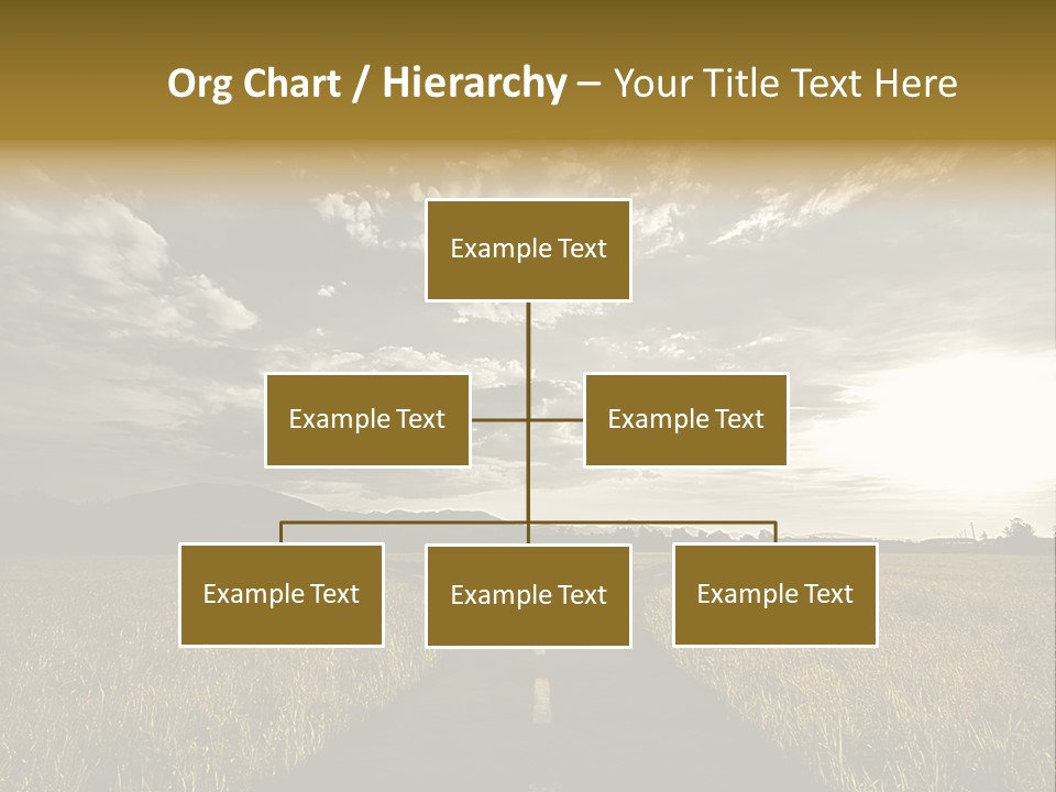 Path Map Rural PowerPoint Template