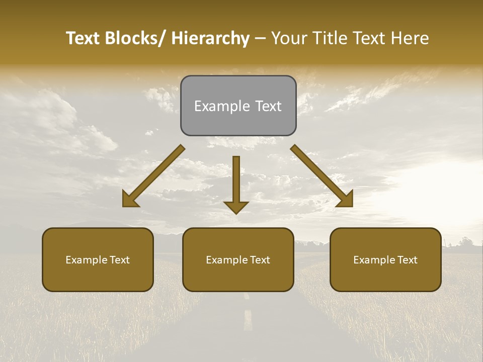 Path Map Rural PowerPoint Template