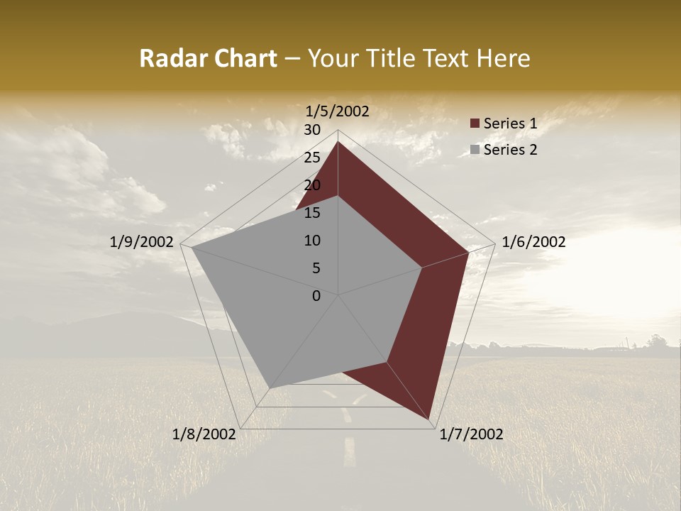 Path Map Rural PowerPoint Template