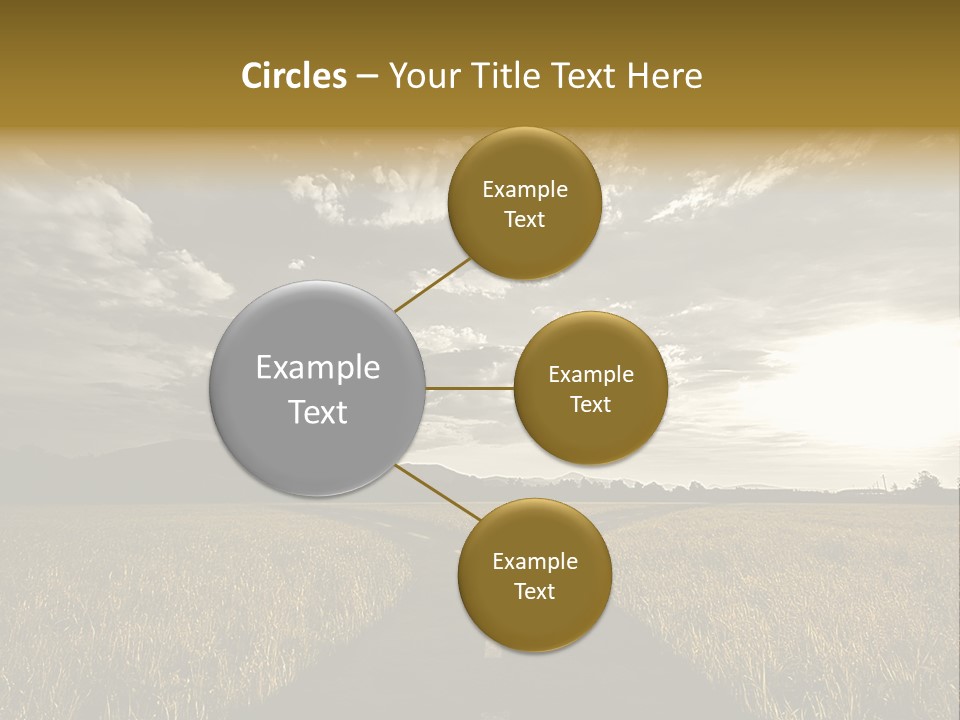Path Map Rural PowerPoint Template