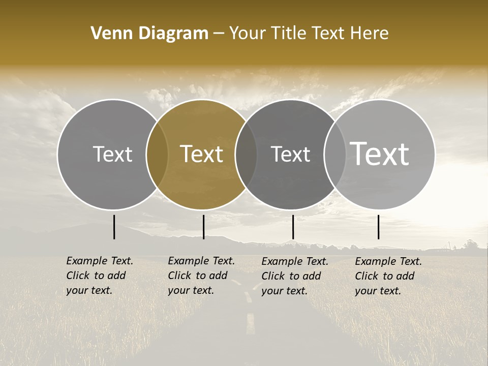 Path Map Rural PowerPoint Template
