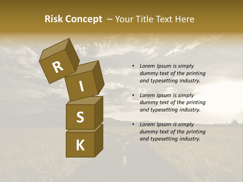 Path Map Rural PowerPoint Template