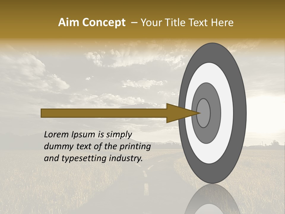 Path Map Rural PowerPoint Template