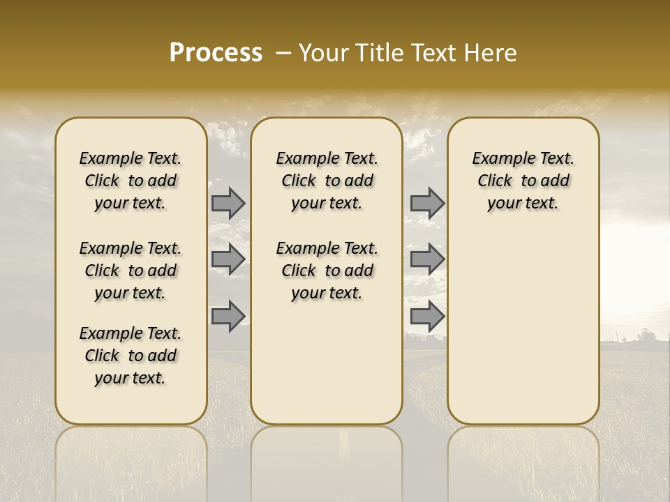 Path Map Rural PowerPoint Template