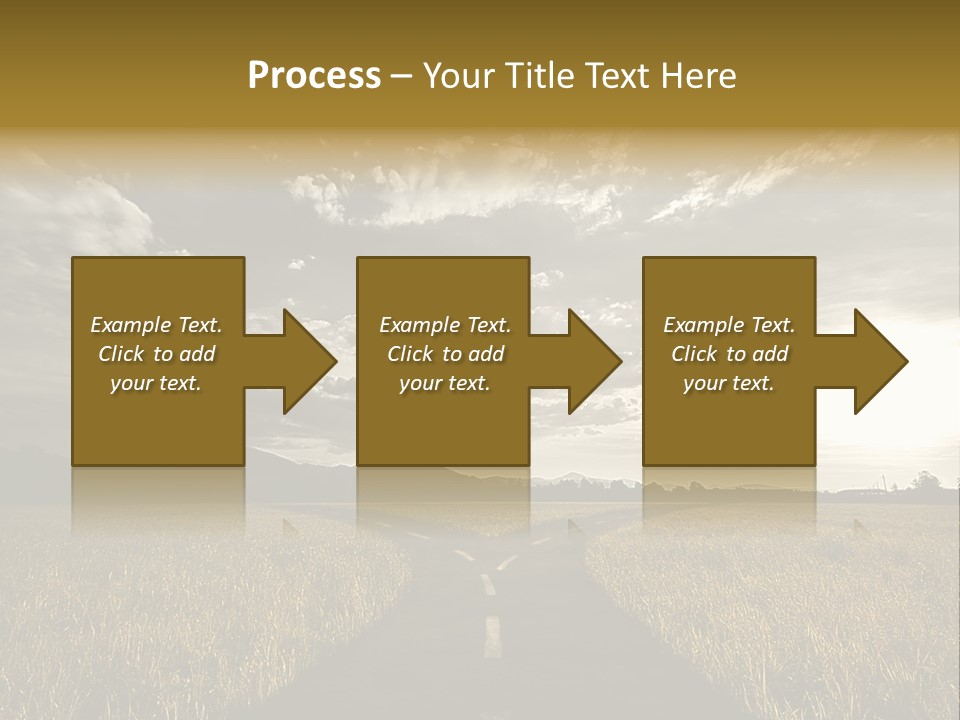 Path Map Rural PowerPoint Template