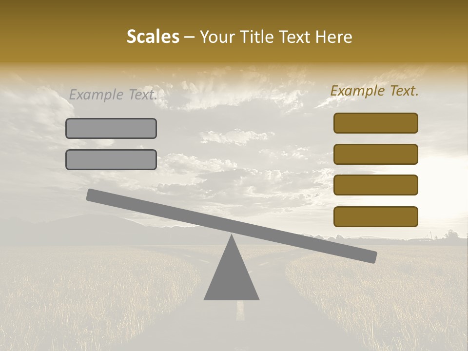 Path Map Rural PowerPoint Template