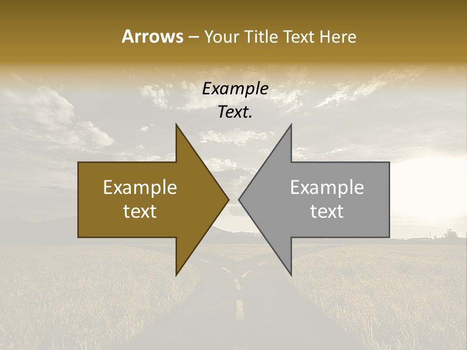 Path Map Rural PowerPoint Template