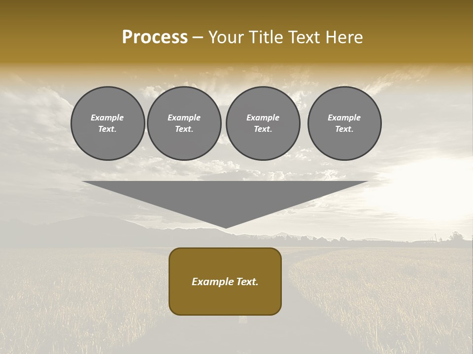 Path Map Rural PowerPoint Template