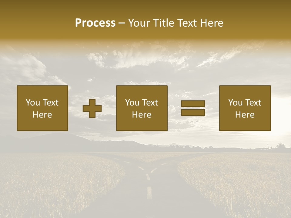 Path Map Rural PowerPoint Template