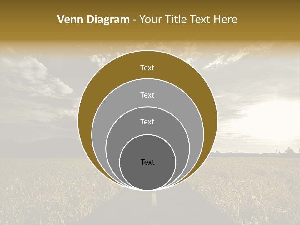 Path Map Rural PowerPoint Template