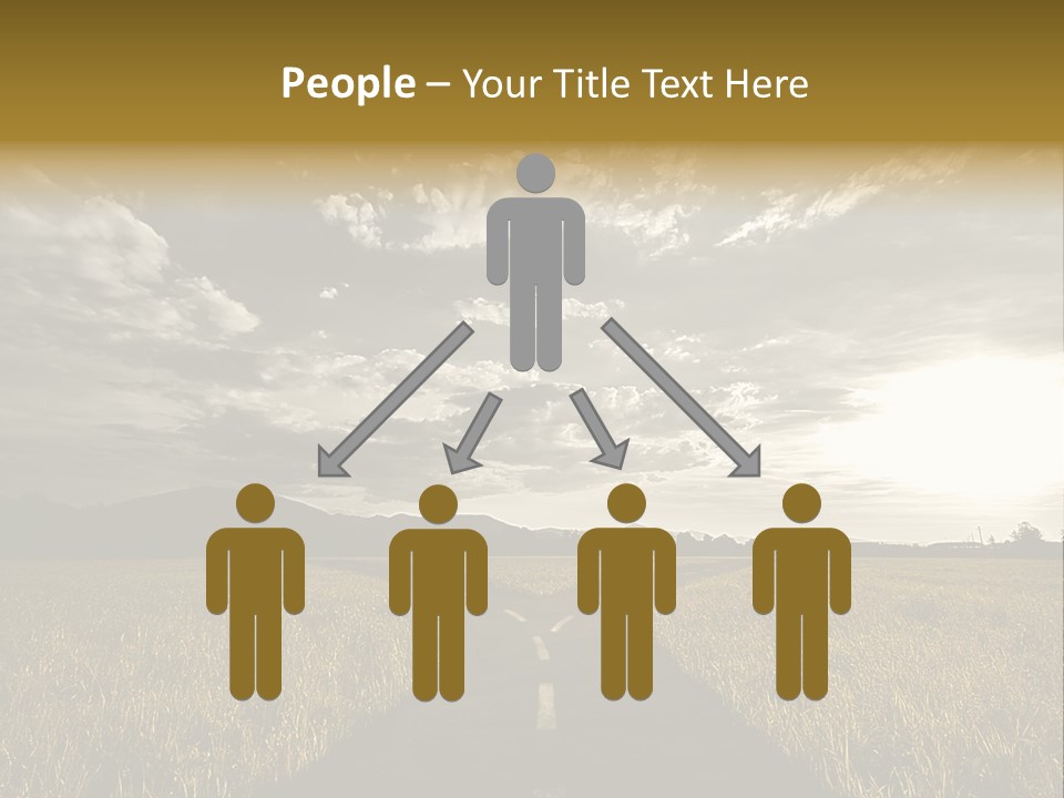 Path Map Rural PowerPoint Template