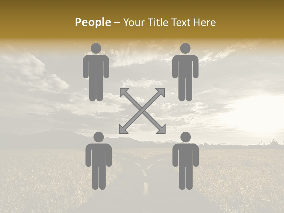 Path Map Rural PowerPoint Template