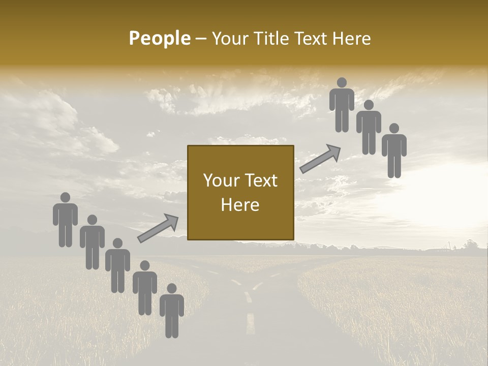 Path Map Rural PowerPoint Template
