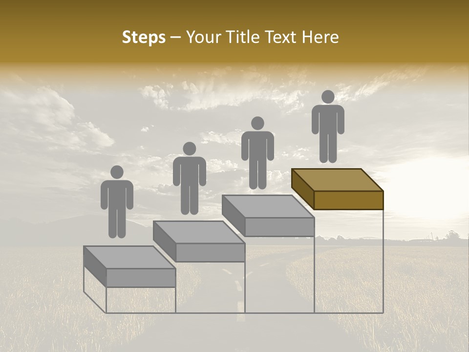 Path Map Rural PowerPoint Template
