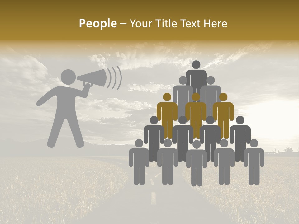 Path Map Rural PowerPoint Template