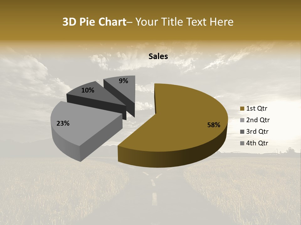 Path Map Rural PowerPoint Template