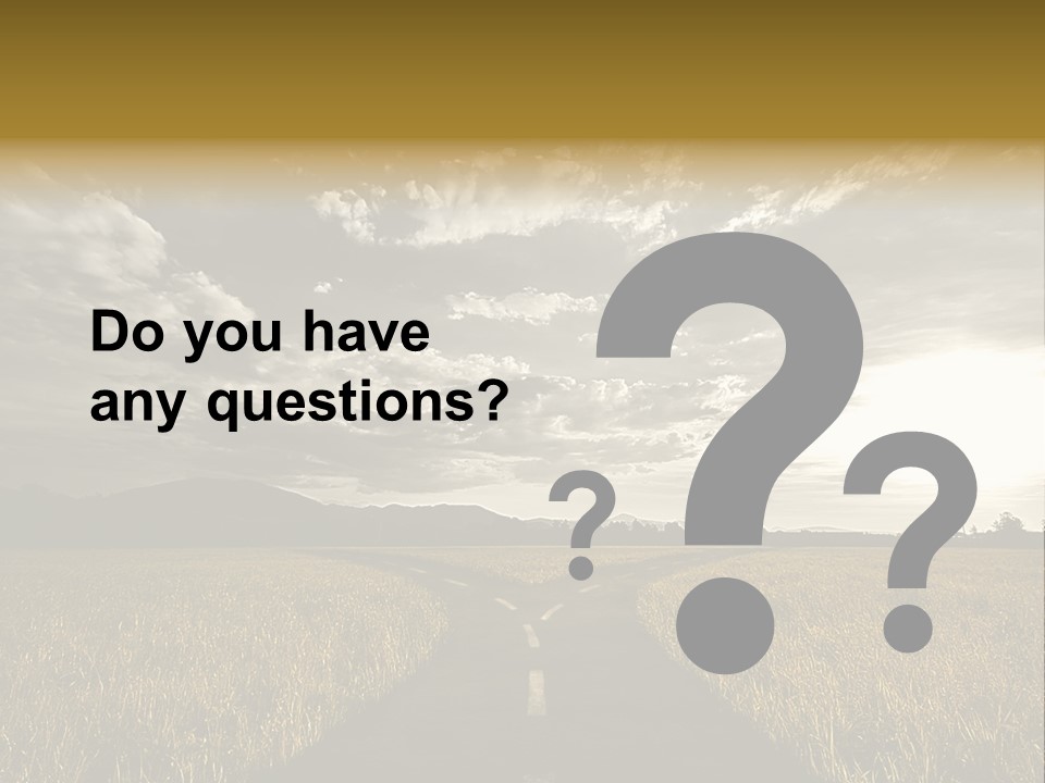 Path Map Rural PowerPoint Template