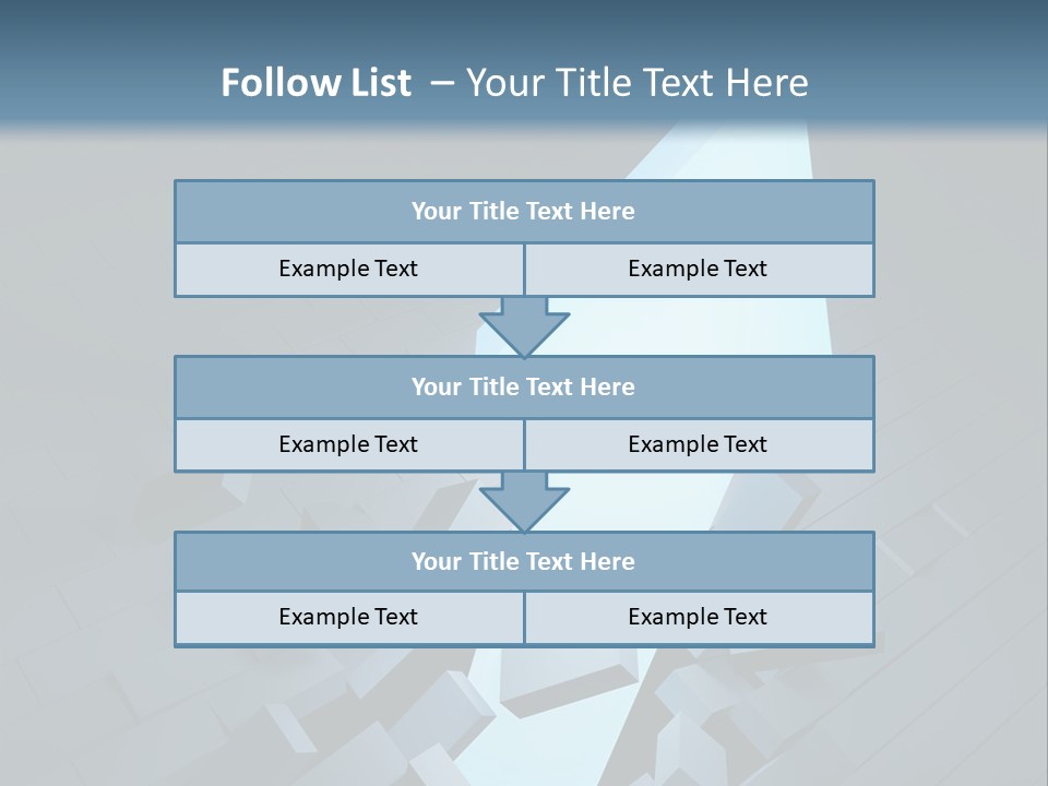Direction Busy Render PowerPoint Template