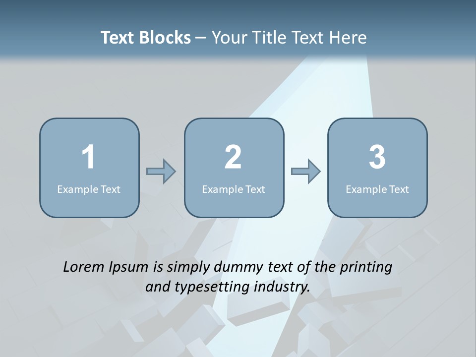 Direction Busy Render PowerPoint Template