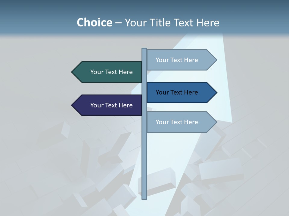 Direction Busy Render PowerPoint Template
