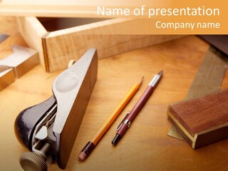 Hobby Curly Measure PowerPoint Template