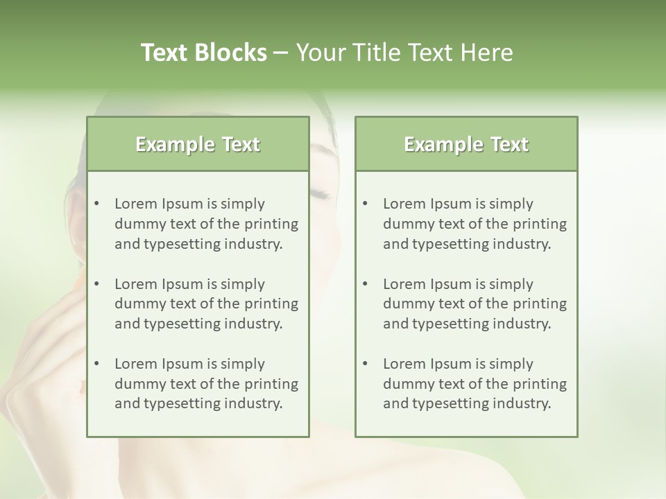 Wellness Care Background PowerPoint Template