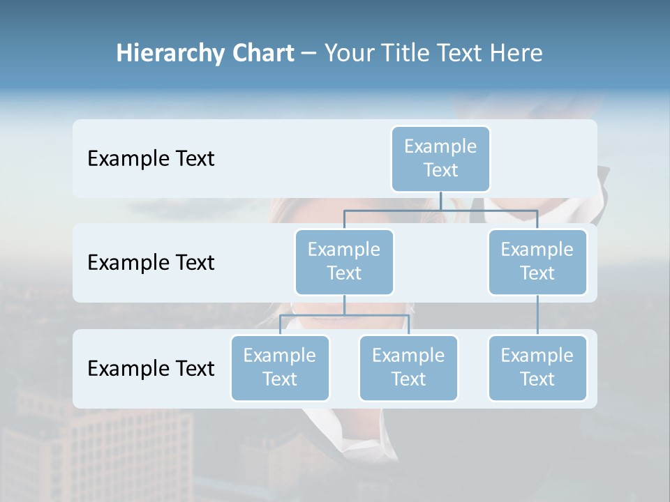 Cityscape Skyscraper Hand PowerPoint Template