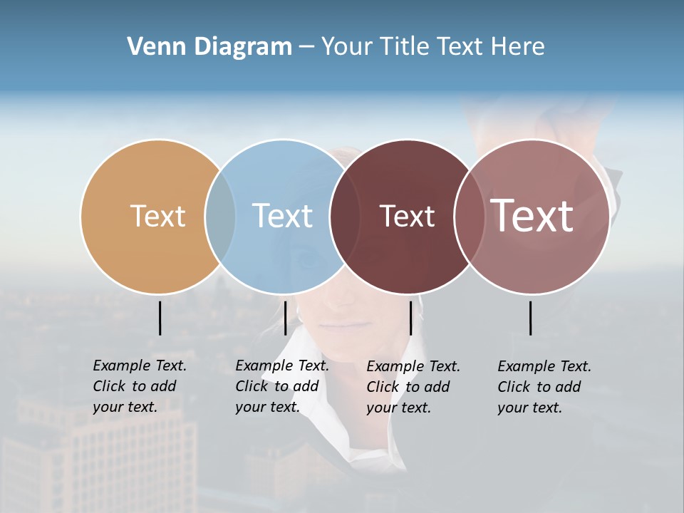 Cityscape Skyscraper Hand PowerPoint Template