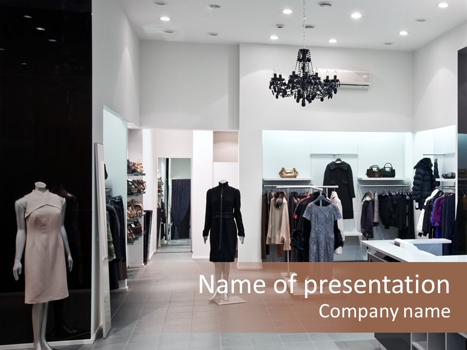 Reflection Fashion Floor PowerPoint Template