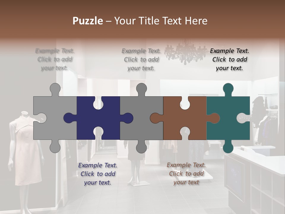 Reflection Fashion Floor PowerPoint Template