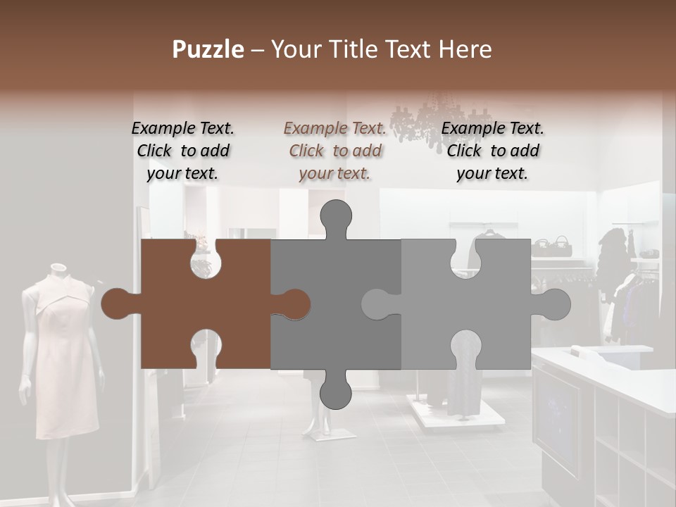 Reflection Fashion Floor PowerPoint Template