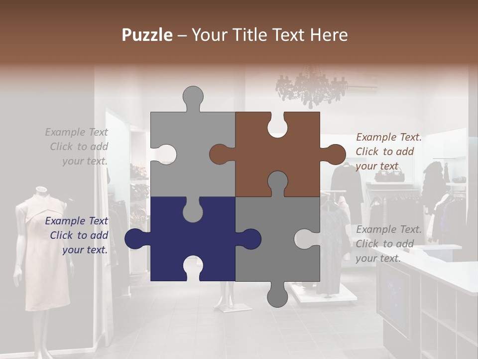 Reflection Fashion Floor PowerPoint Template