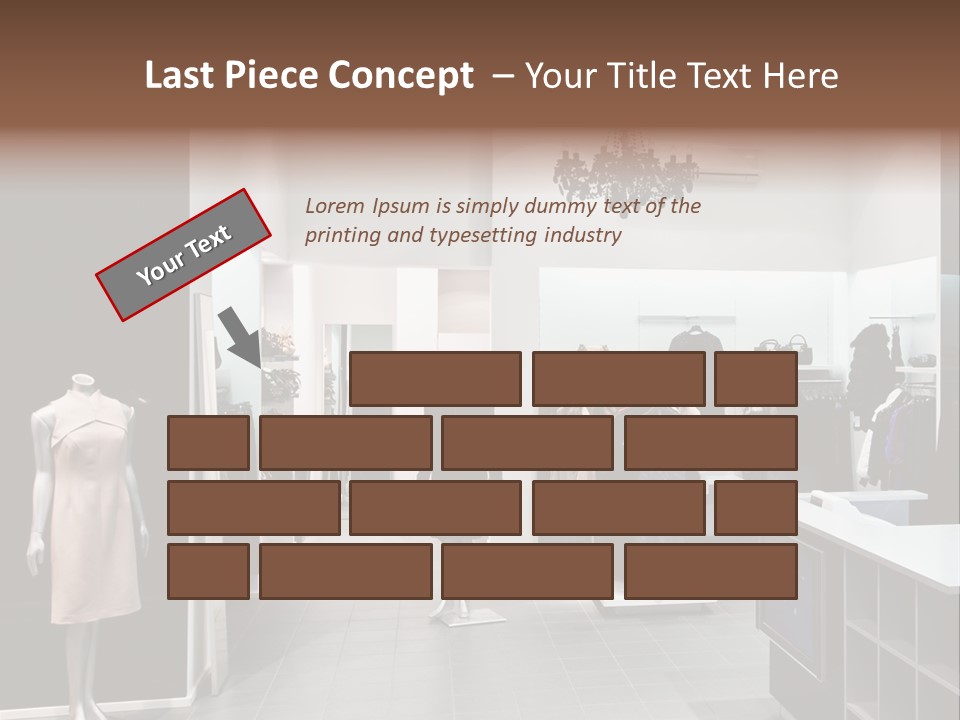 Reflection Fashion Floor PowerPoint Template