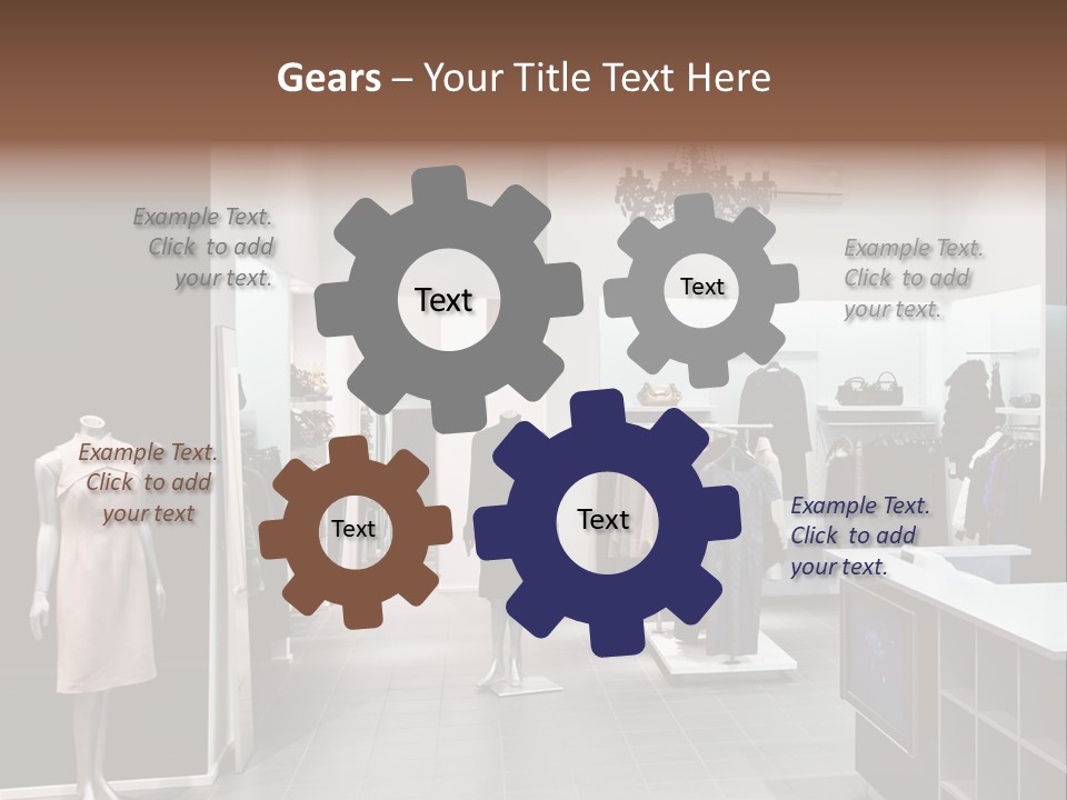 Reflection Fashion Floor PowerPoint Template